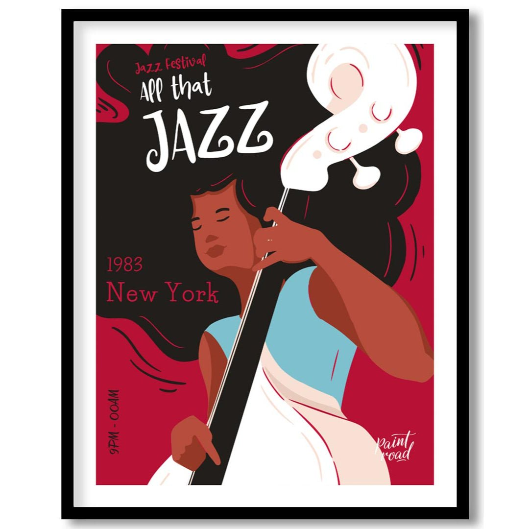 NY Jazz 1983 Painting at NY Jazz 1983 buy online at Paint Road featuring 1983 80s style and art decor