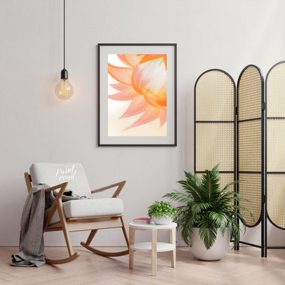 Orange Cream Bloom Painting available online at Paintroad showing aesthetic art and beauty