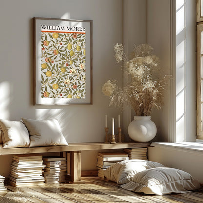 Elevate your space with this exquisite botanical print by William Morris, showcasing a delicate for abode