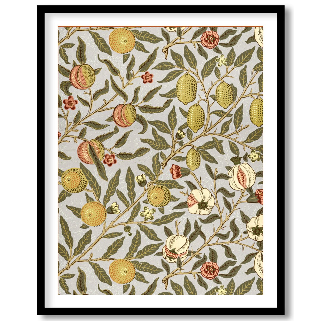 Elevate your space with this exquisite botanical print by William Morris, showcasing a delicate for home
