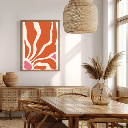 Embrace the essence of modern minimalism with this captivating abstract wall art. Its fluid shapes for Extra Kitchen