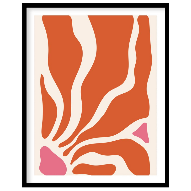 Organic Flow Abstract Canvas