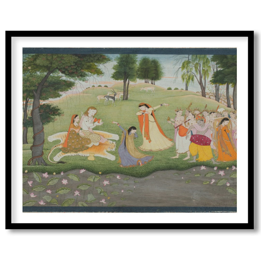 Immerse yourself in the tranquil beauty of a pastoral scene with this exquisite artwork. Featuring for studio