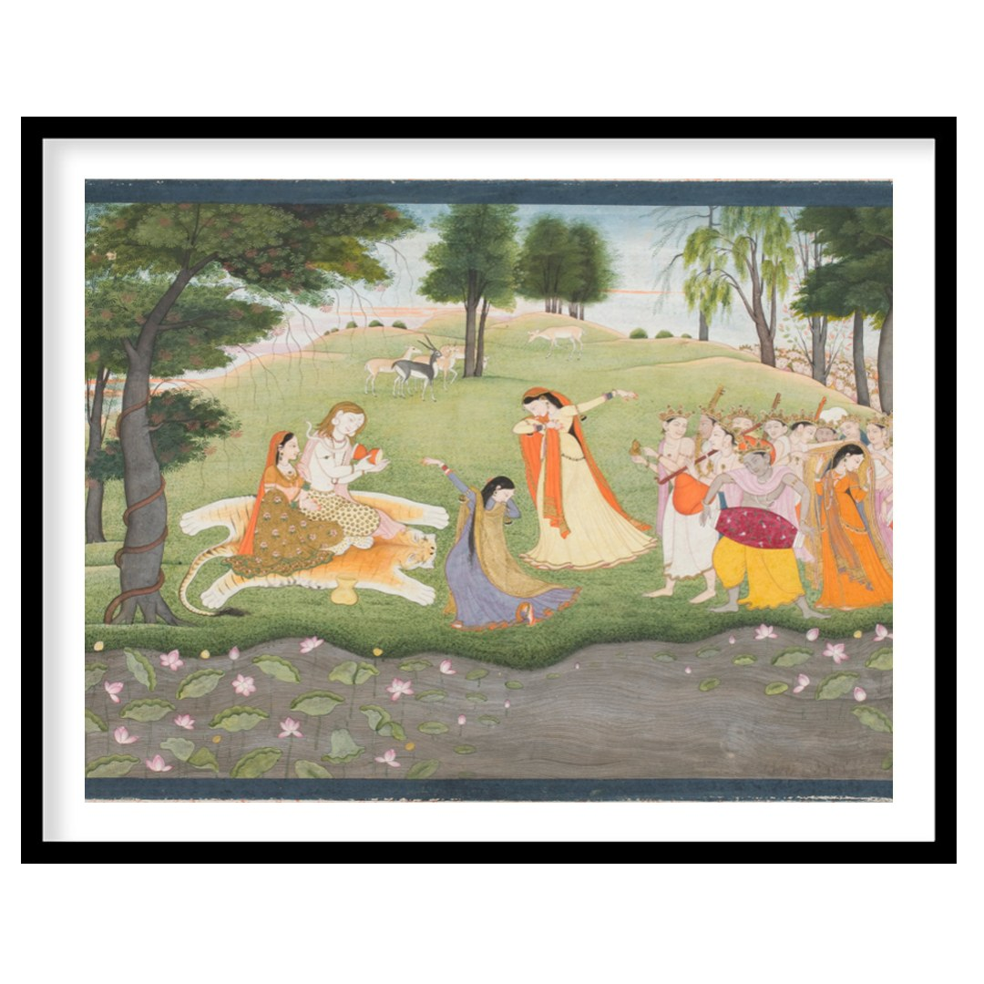 Immerse yourself in the tranquil beauty of a pastoral scene with this exquisite artwork. Featuring for studio
