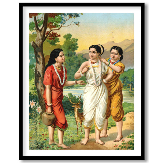 Experience the serene beauty of ancient tales with this vibrant artwork capturing the essence of for home