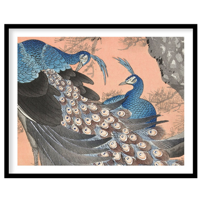 This vibrant artwork, possibly inspired by traditional Japanese or Chinese art, portrays two beauti… for home