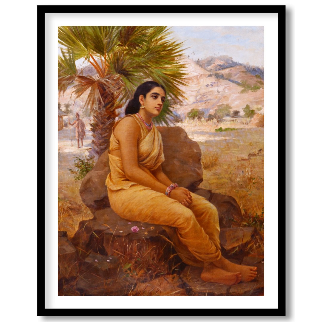 Immerse yourself in the tranquil beauty of 'Pensive Desert Oasis,' a captivating artwork that for bedroom