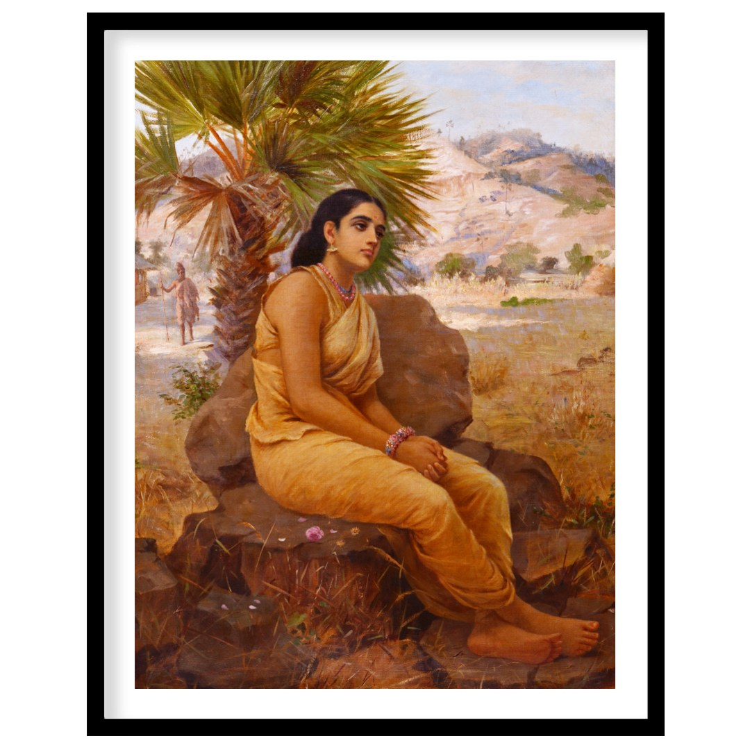 Immerse yourself in the tranquil beauty of 'Pensive Desert Oasis,' a captivating artwork that for bedroom