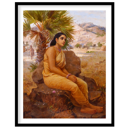 Immerse yourself in the tranquil beauty of 'Pensive Desert Oasis,' a captivating artwork that for bedroom