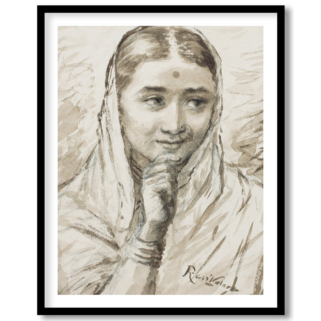 Immerse yourself in the graceful presence of this sepia-toned masterpiece, capturing the serene for sanctuary