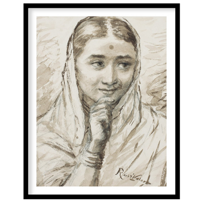 Immerse yourself in the graceful presence of this sepia-toned masterpiece, capturing the serene for sanctuary