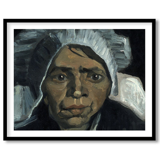 Delve into the depth of human expression with this captivating portrait featuring a contemplative for interior