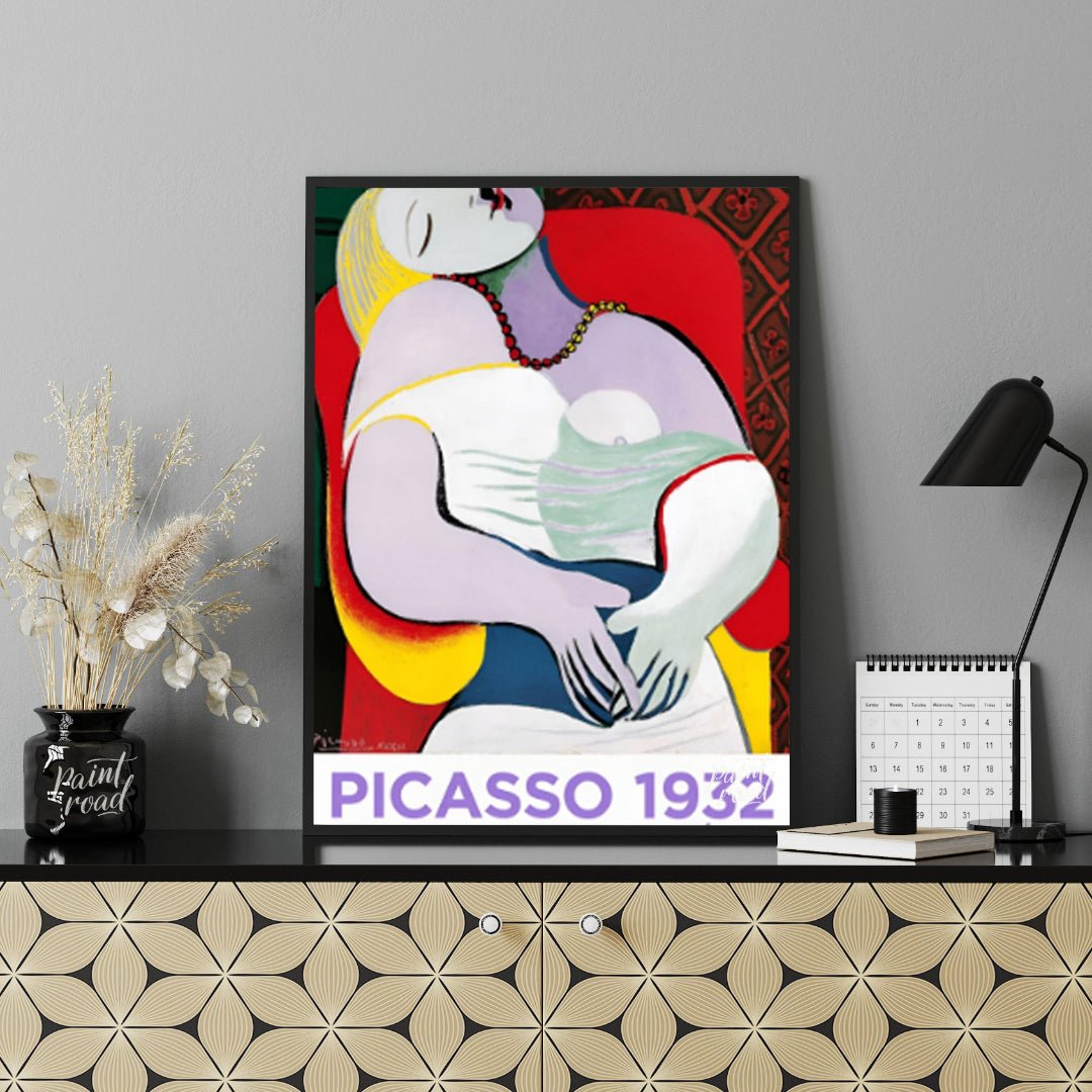 This vibrant exhibition poster promotes “PICASSO 1932 ANNÉE ÉROTIQUE” at Musée Picasso Paris, runni… for living room