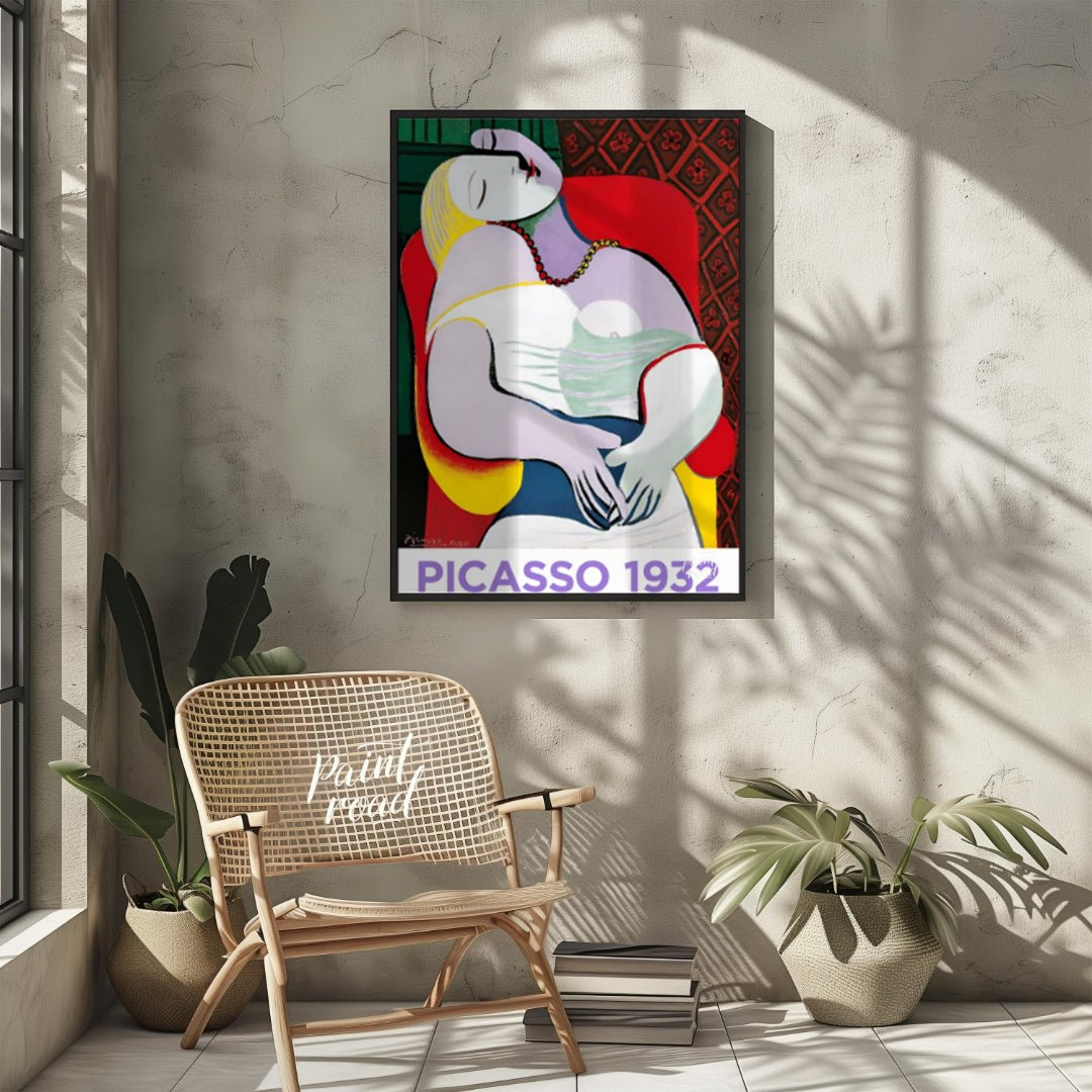 This vibrant exhibition poster promotes “PICASSO 1932 ANNÉE ÉROTIQUE” at Musée Picasso Paris, runni… for other