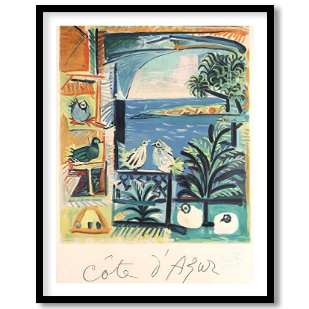 This enchanting exhibition poster features Pablo Picasso’s “Côte d’Azur,” an artwork that beautiful… for house