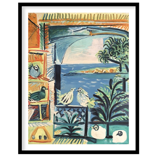 This enchanting exhibition poster features Pablo Picasso’s “Côte d’Azur,” an artwork that beautiful… for house