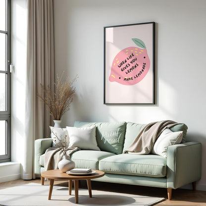 This delightful and whimsical illustration reinterprets the classic adage, featuring a large, styli… for living room