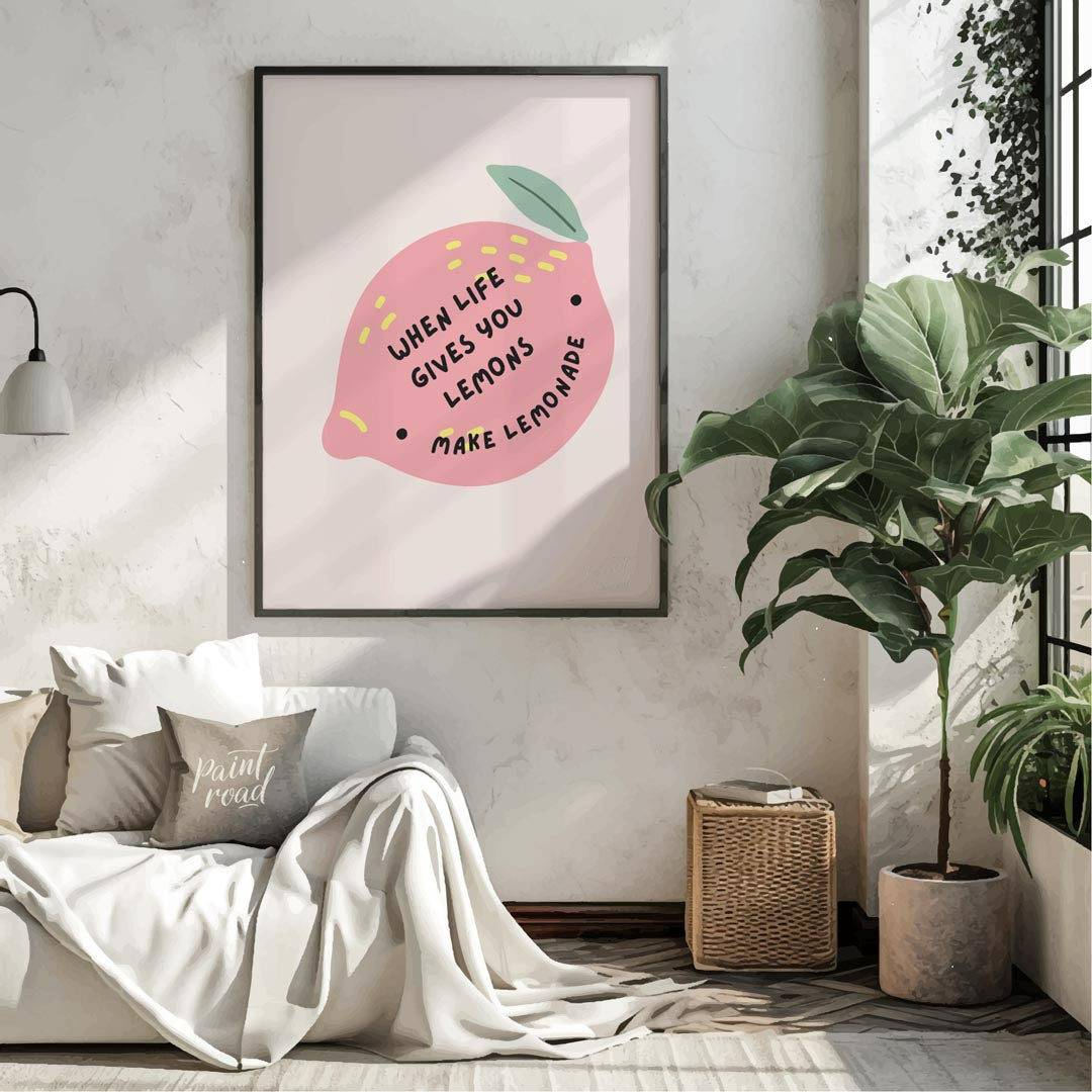 This delightful and whimsical illustration reinterprets the classic adage, featuring a large, styli… for living room