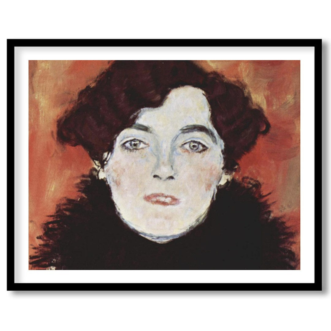 This captivating portrait captures an enigmatic expression set against a warm, copper backdrop. The for sanctuary
