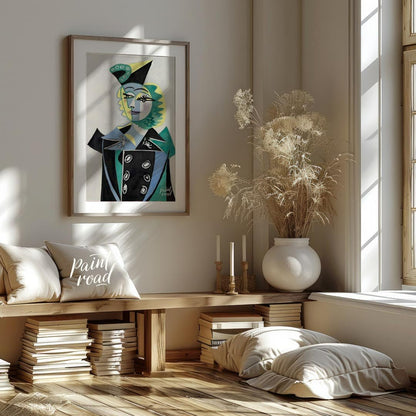 Pablo Picasso’s “Portrait of Nusch Éluard” is a striking and elegant depiction of the Surrealist ar… for living room