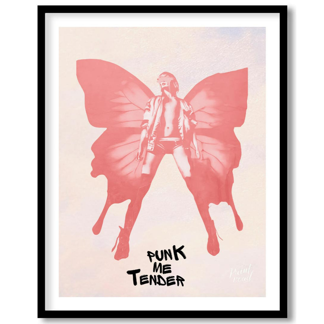 This captivating and edgy art print presents a striking silhouette of a powerful figure, dramatical… for place