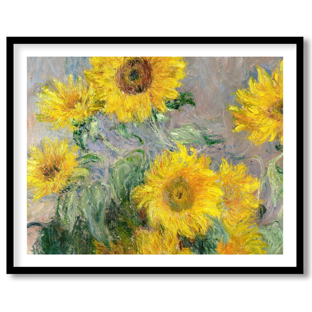 Illuminate your space with the vibrant energy of this 'Radiant Sunflower Symphony'. The artwork for sanctuary