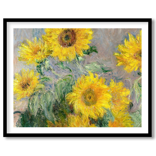 Illuminate your space with the vibrant energy of this 'Radiant Sunflower Symphony'. The artwork for sanctuary