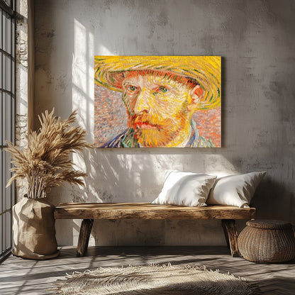 Experience the emotive power of this vivid, textured portrait that embodies the essence of human for Veranda