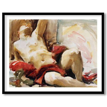 This evocative artwork captures the essence of classical beauty with a modern touch. Featuring a for retreat