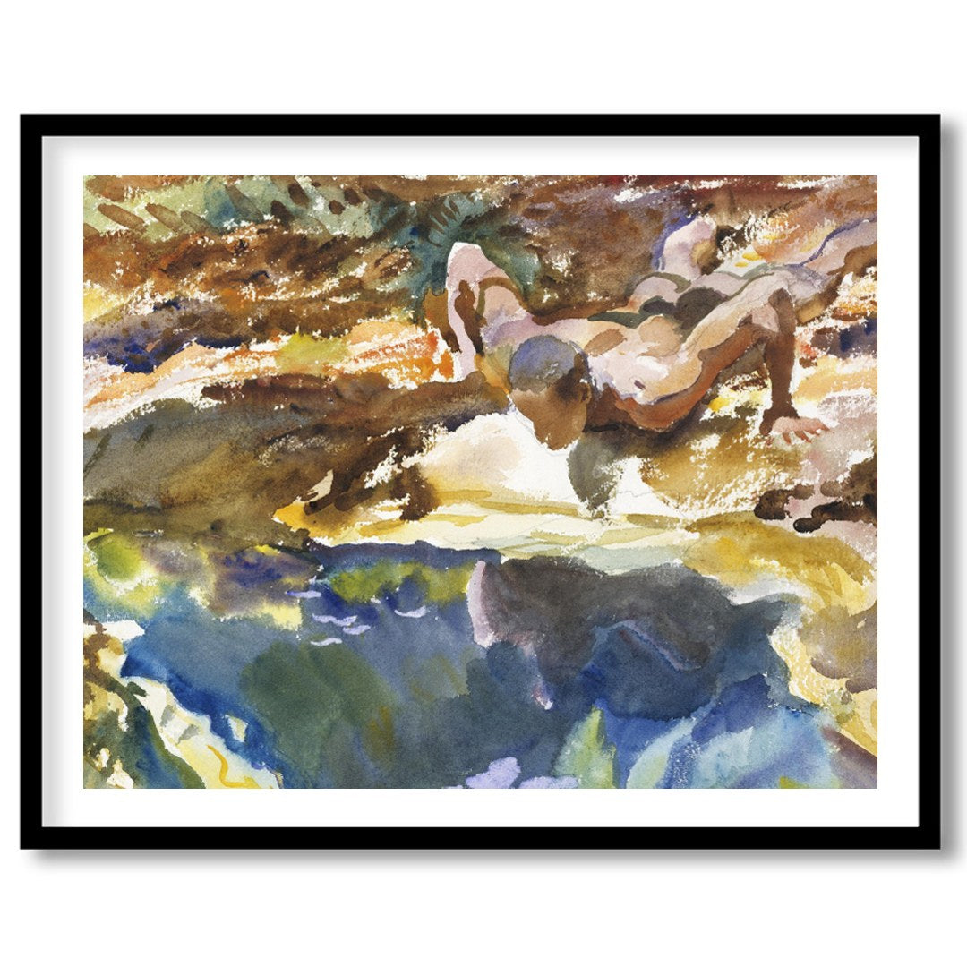 Immerse yourself in the vibrant hues and organic forms of this exquisite watercolor artwork. With for room