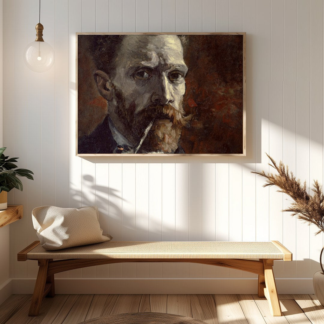 Immerse yourself in the depth and texture of this evocative portrait, featuring a rich array of for Hallway