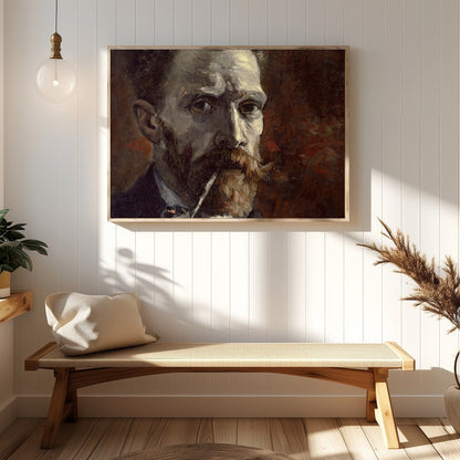 Immerse yourself in the depth and texture of this evocative portrait, featuring a rich array of for Hallway