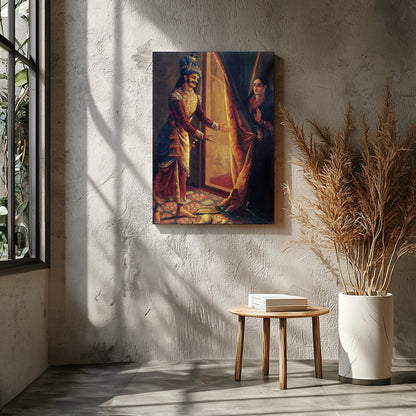 Immerse yourself in the opulence and drama of a historical moment captured in this masterpiece. The for Entrance