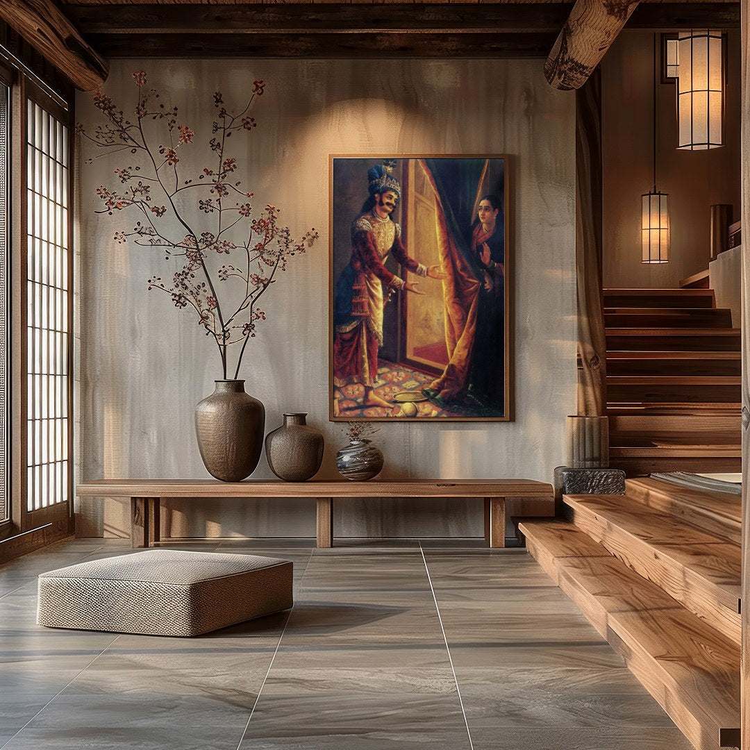 Immerse yourself in the opulence and drama of a historical moment captured in this masterpiece. The for Hall