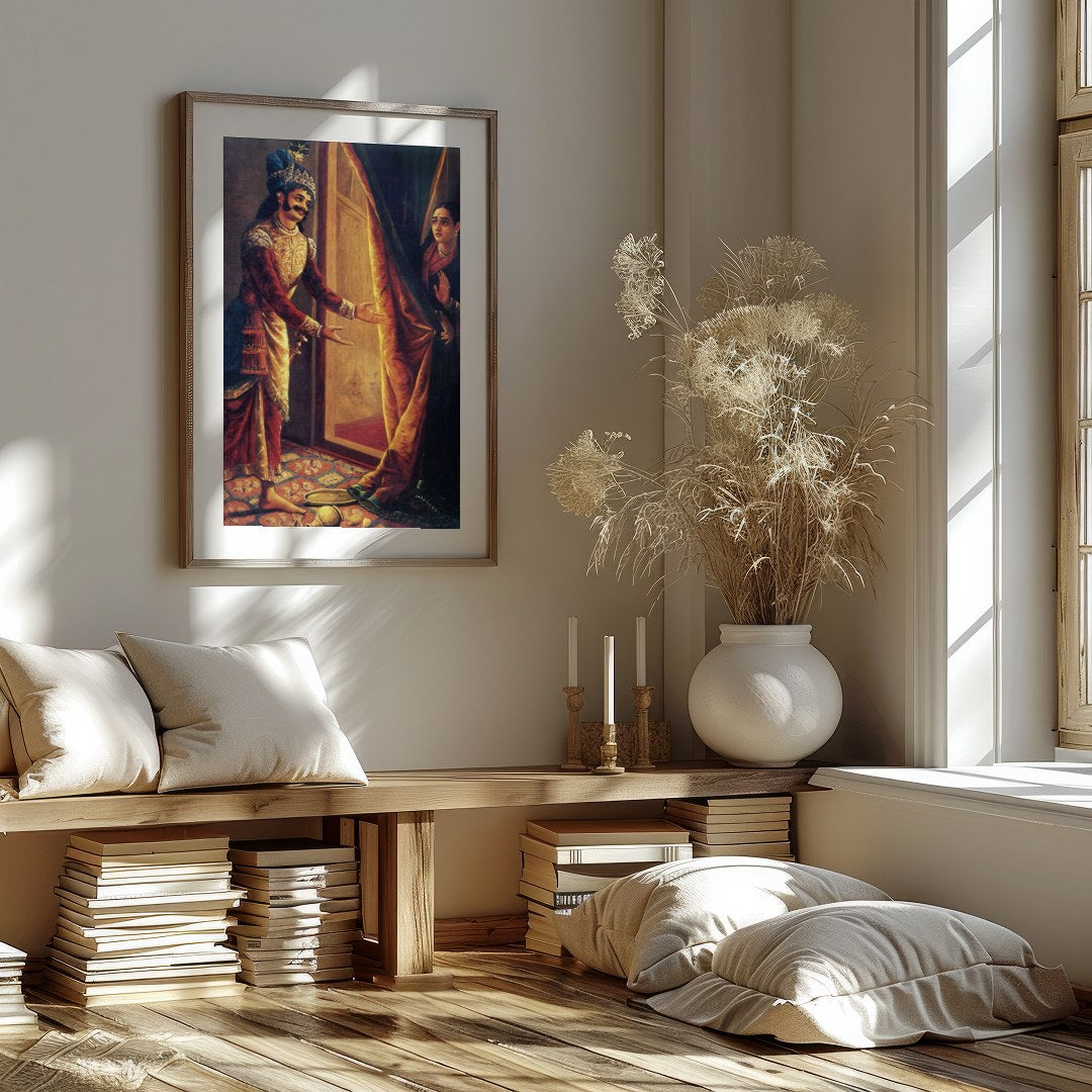Immerse yourself in the opulence and drama of a historical moment captured in this masterpiece. The for place
