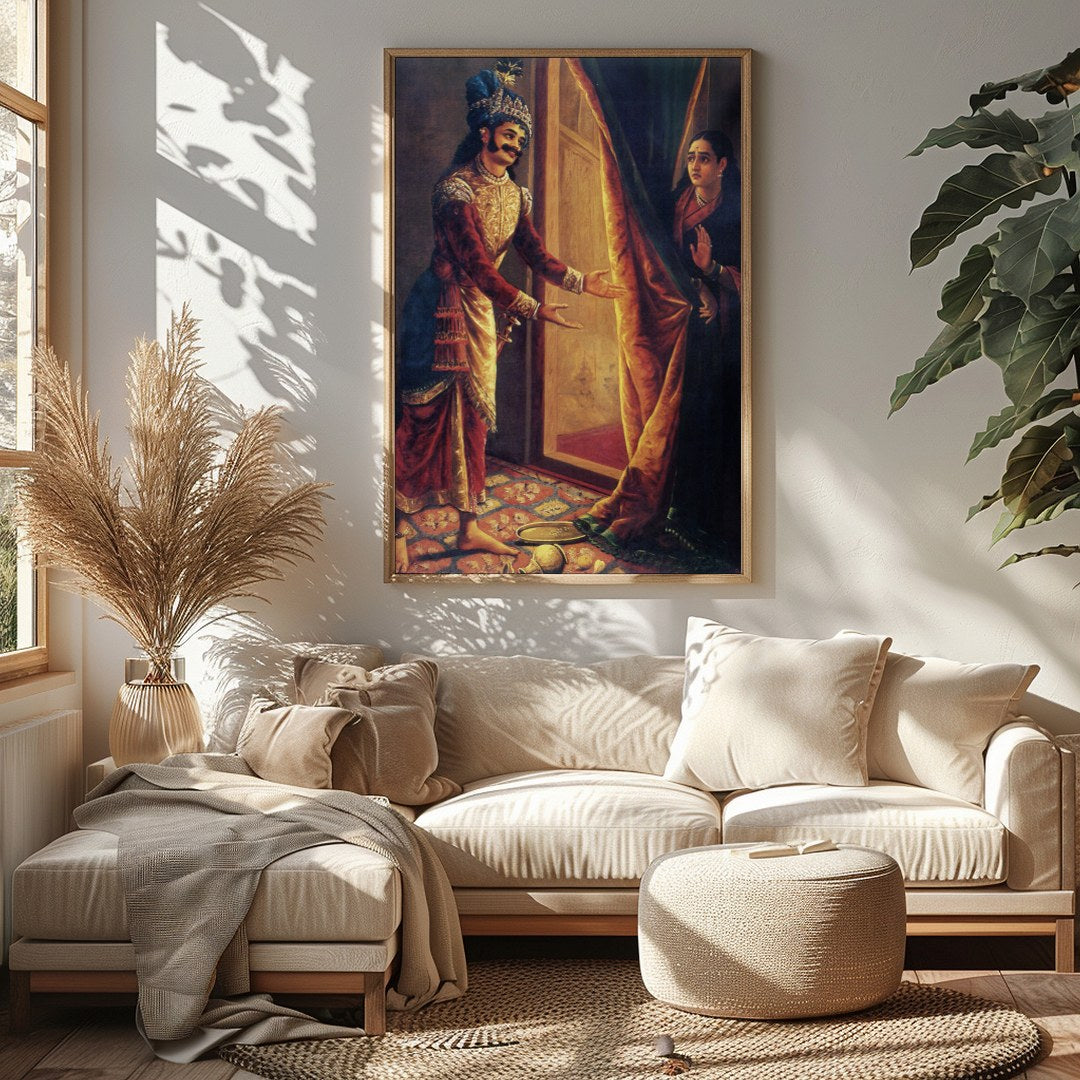 Immerse yourself in the opulence and drama of a historical moment captured in this masterpiece. The for Sitting Area
