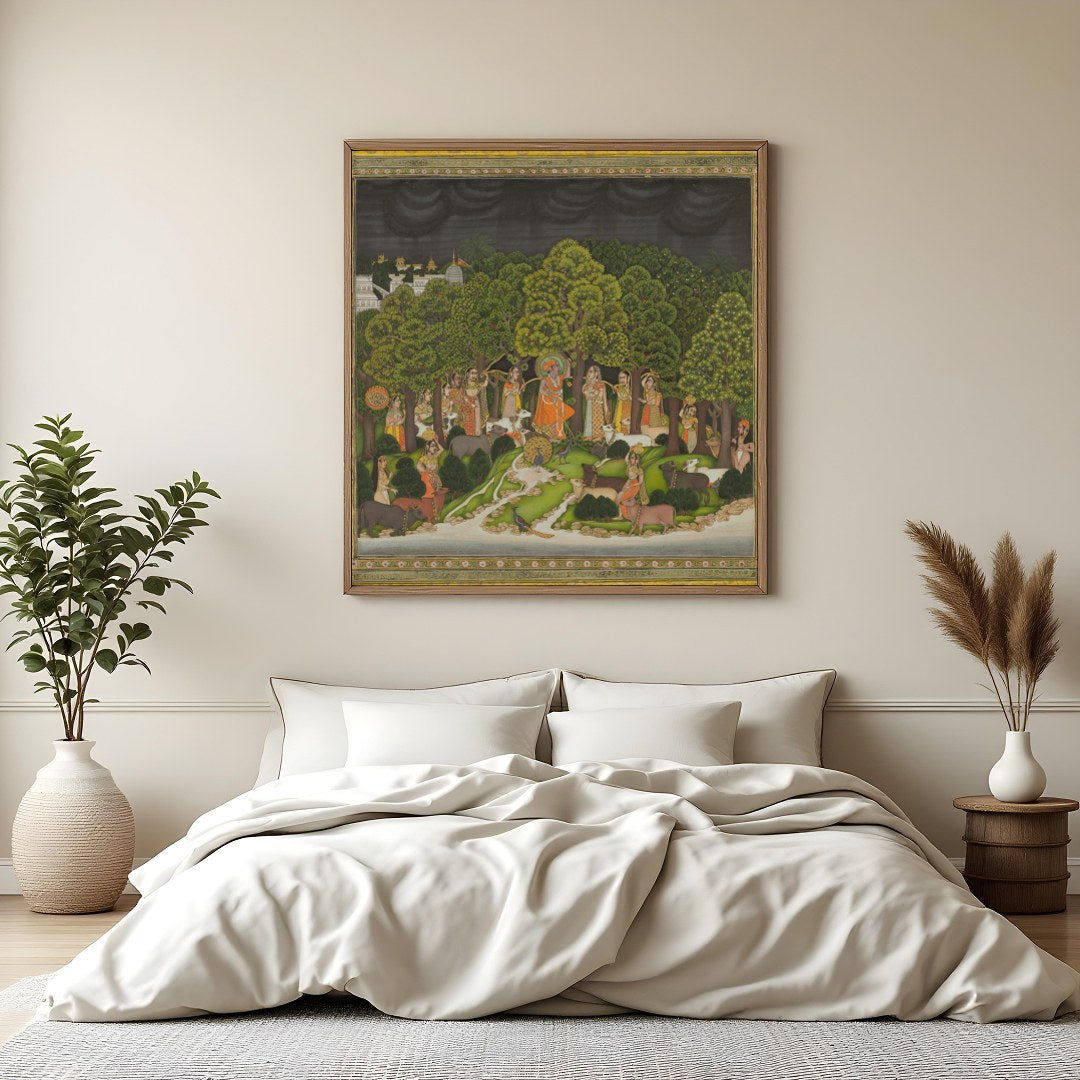 Immerse yourself in the intricate details of this mesmerizing artwork, capturing a moment of divine for Bedroom