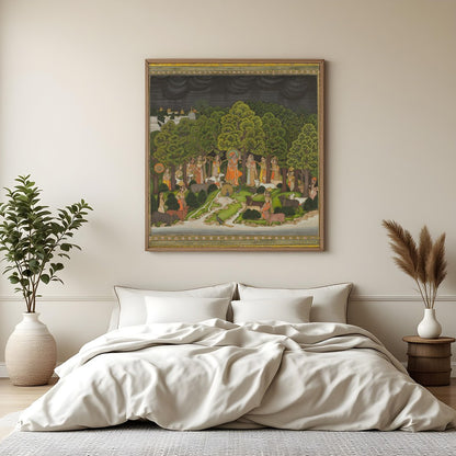 Immerse yourself in the intricate details of this mesmerizing artwork, capturing a moment of divine for Bedroom