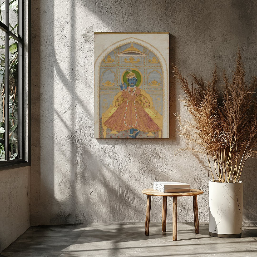 Experience a touch of divine elegance with this beautifully intricate artwork showcasing a for Entrance