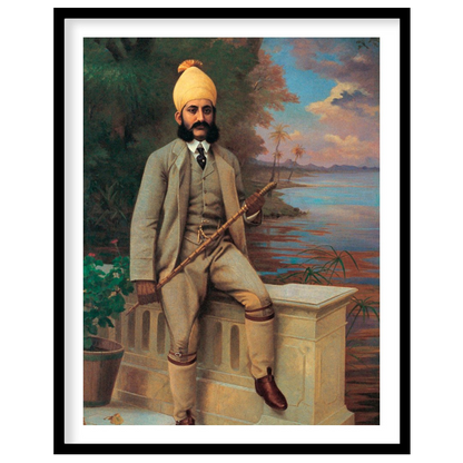 This stunning piece captures a serene moment by the lake, highlighting the elegance of a for residence