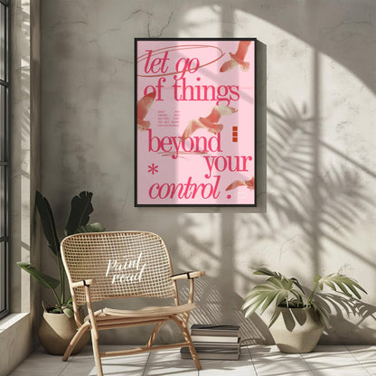 "Release Flight" presents a digital collage with a motivational message against a backdrop of flyin… for other