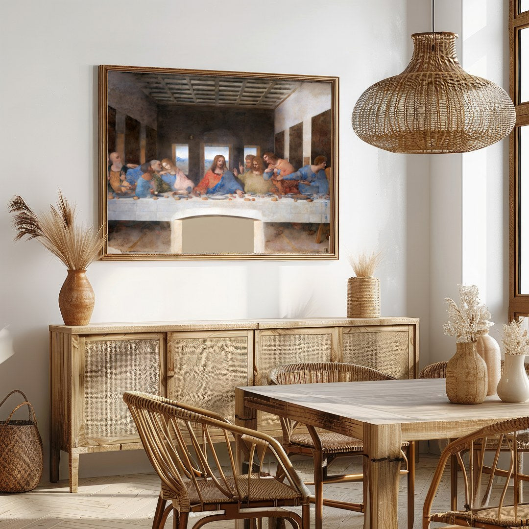 Immerse yourself in the timeless elegance of a Renaissance gathering scene, skillfully reimagined for Dining