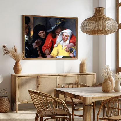 Step into the past with 'Renaissance Revelry', a vibrant work capturing a joyous scene of for Dining