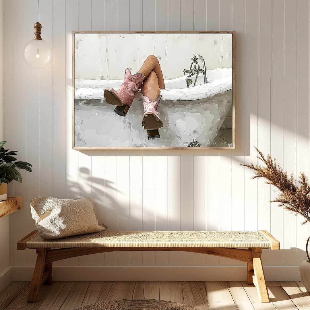 Delight in the playful juxtaposition of rustic charm and modern whimsy with this captivating for Hallway
