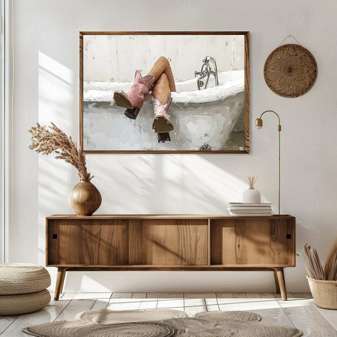Delight in the playful juxtaposition of rustic charm and modern whimsy with this captivating for Sitting Area