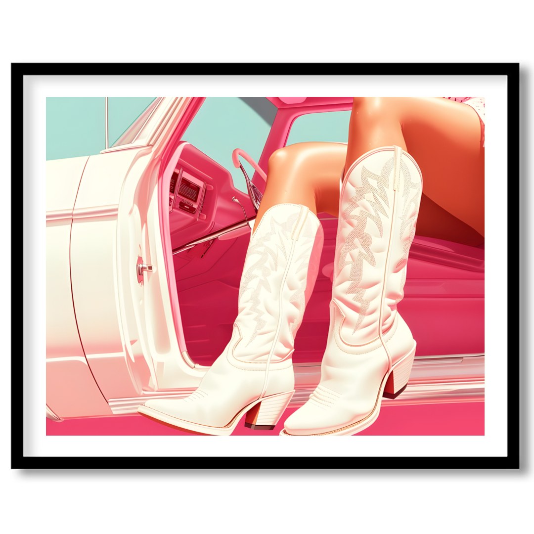 Immerse yourself in a fusion of vintage style and contemporary art with this striking piece. for nook