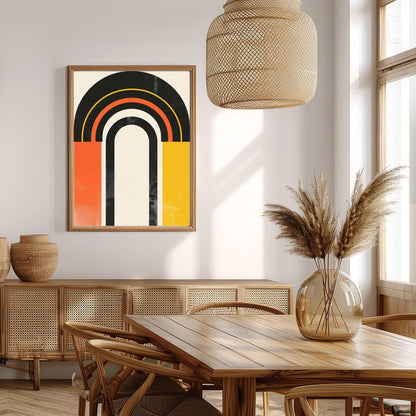 Dive into a world of bold expression with the Retro Spectrum Arch. This captivating piece combines for Extra Kitchen