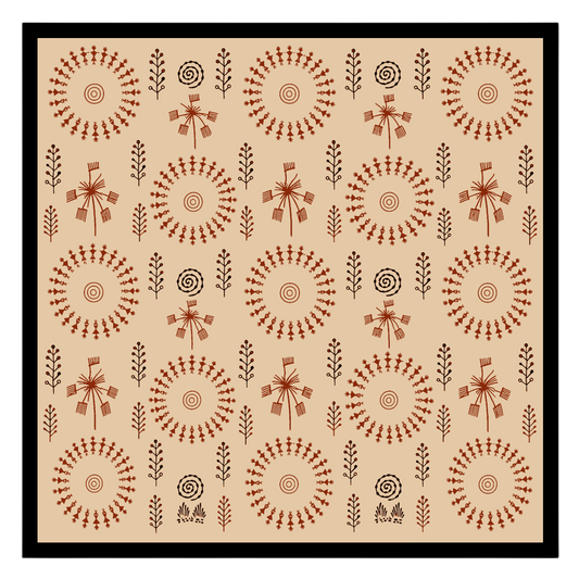 Celebrate the rhythmic harmony of life with this captivating Warli artwork. Featuring intricate for house