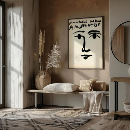 Romain Rolland: À la jeunesse Painting available online at Paintroad showing 20th century abstract face and art collector