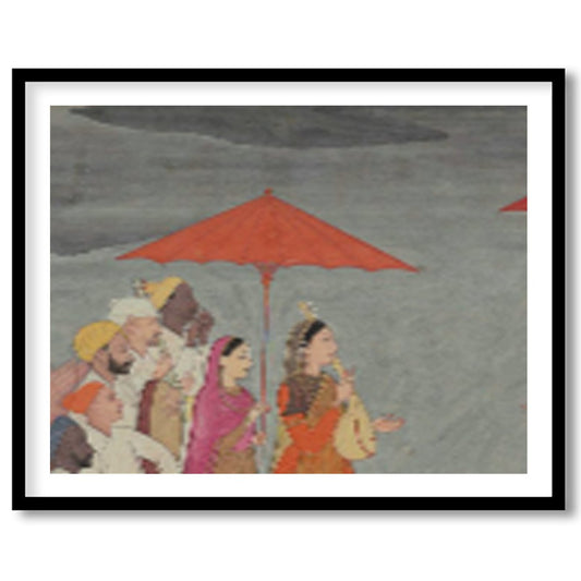 Experience the regality of a traditional scene with this captivating artwork. Featuring noble for decor